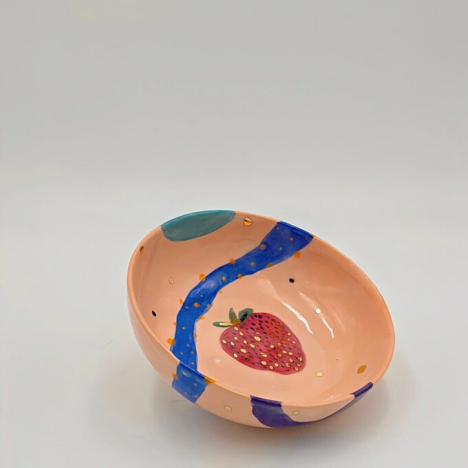 Strawberry Waves Plate - Image 2