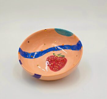 Strawberry Waves Plate